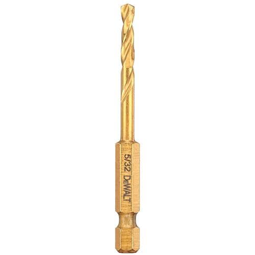 DEWALT 5/32-in x 6-in Titanium Twist Drill Bit in the Twist Drill Bits ...