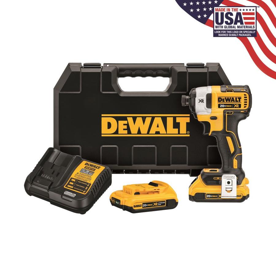 Shop Dewalt Xr Volt Max Lithium Ion In Cordless Variable Speed Brushless Impact Driver At