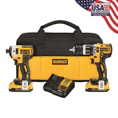 dewalt drill set 20v xr