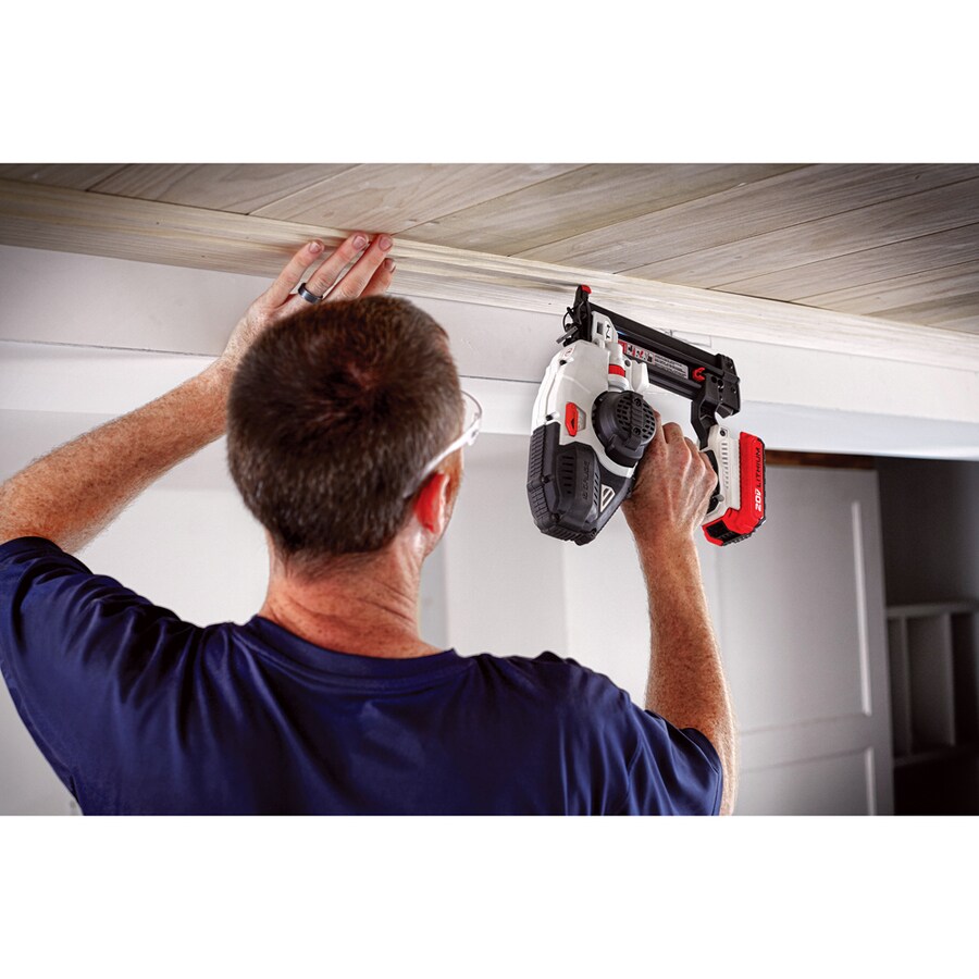 Battery operated discount brad nailer lowes