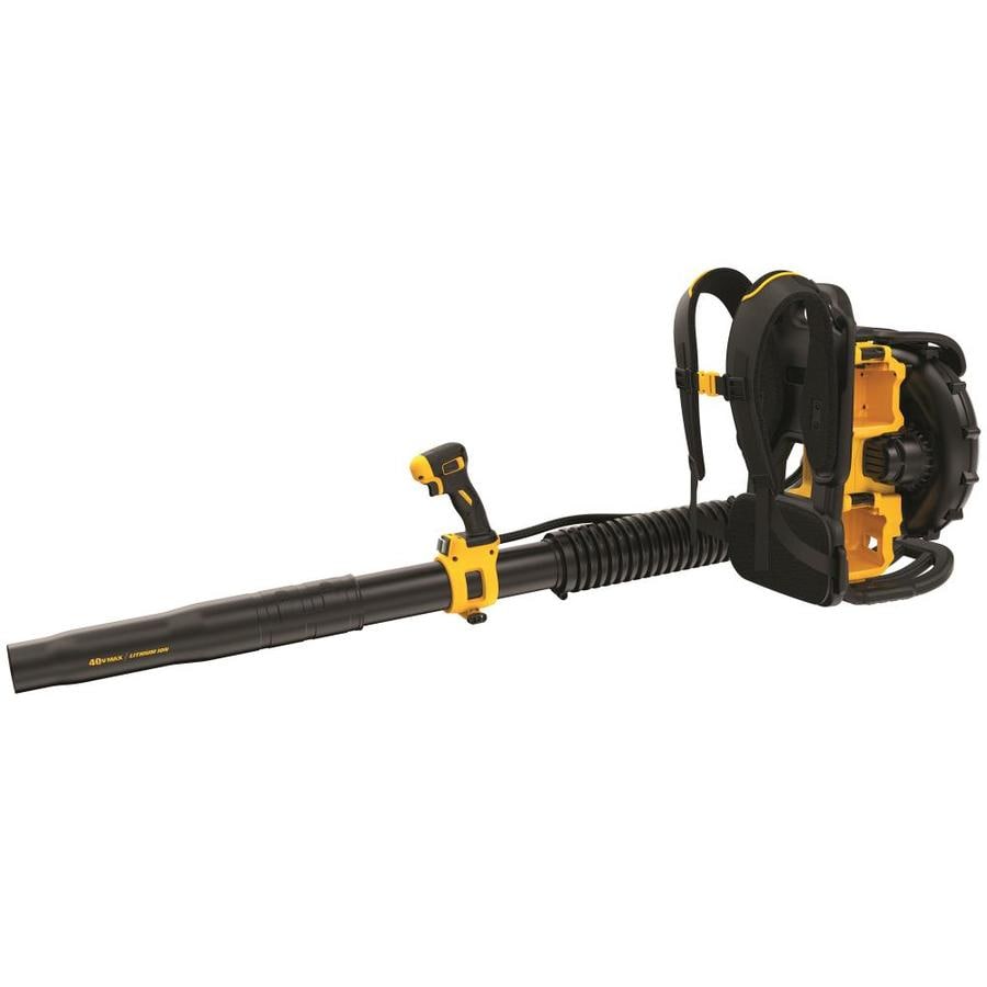 Dewalt 40 Volt Lithium Ion 450 Cfm 142 Mph Brushless Cordless Electric Leaf Blower Battery Not