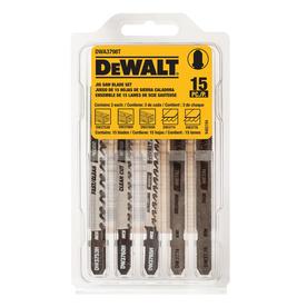 DEWALT 15-Pack T-Shank Jigsaw Blade Set