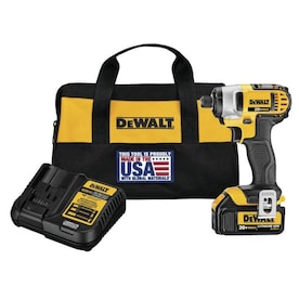 DEWALT 20-Volt Max 1/4-in Variable Speed Cordless Impact Driver (1 Battery Included and Charger Included)