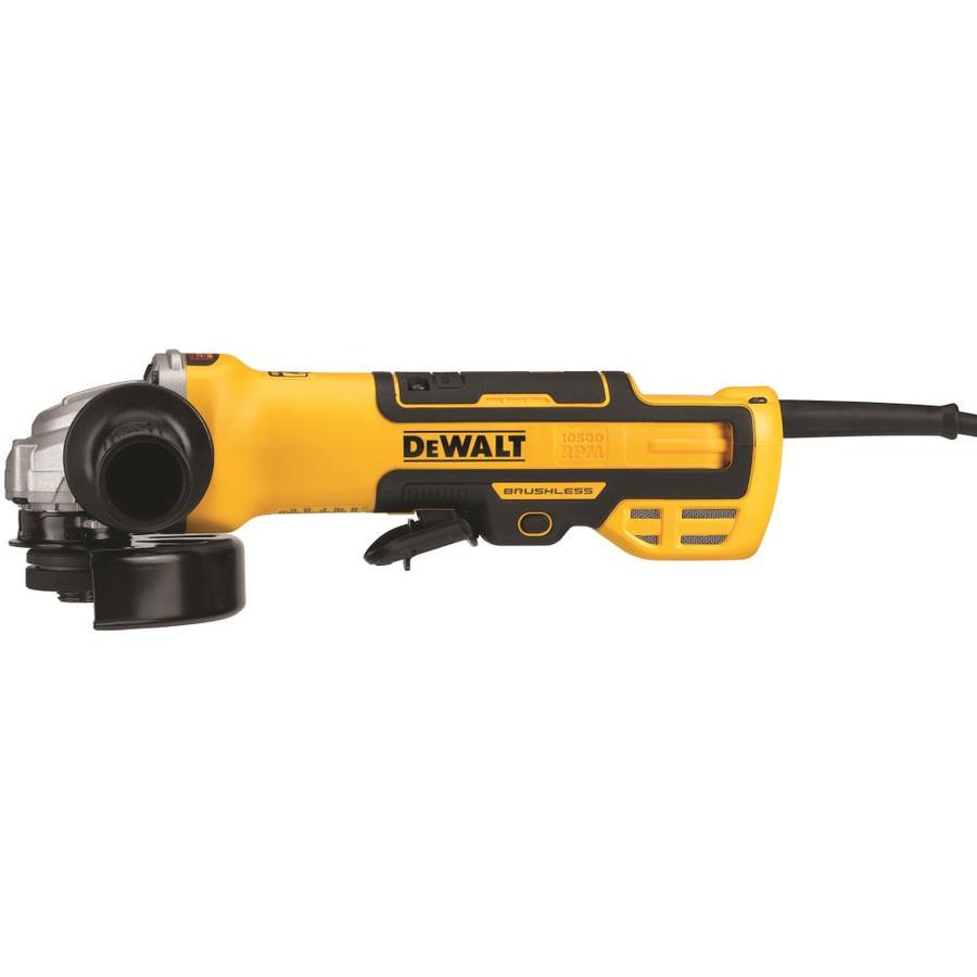 DEWALT 5in 13Amp Trigger Switch Brushless Corded Angle Grinder in the