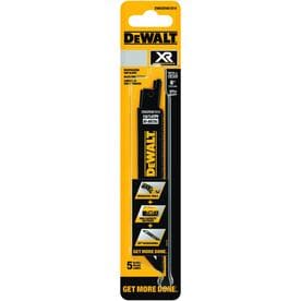 DEWALT XR 5-Pack 6-in 10/14-TPI Metal Cutting Reciprocating Saw Blade