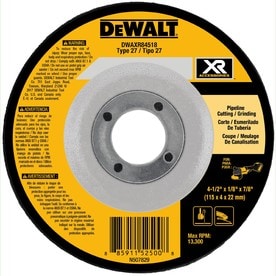 DEWALT XR Ceramic 4.5-in 24-Grit Grinding Wheel