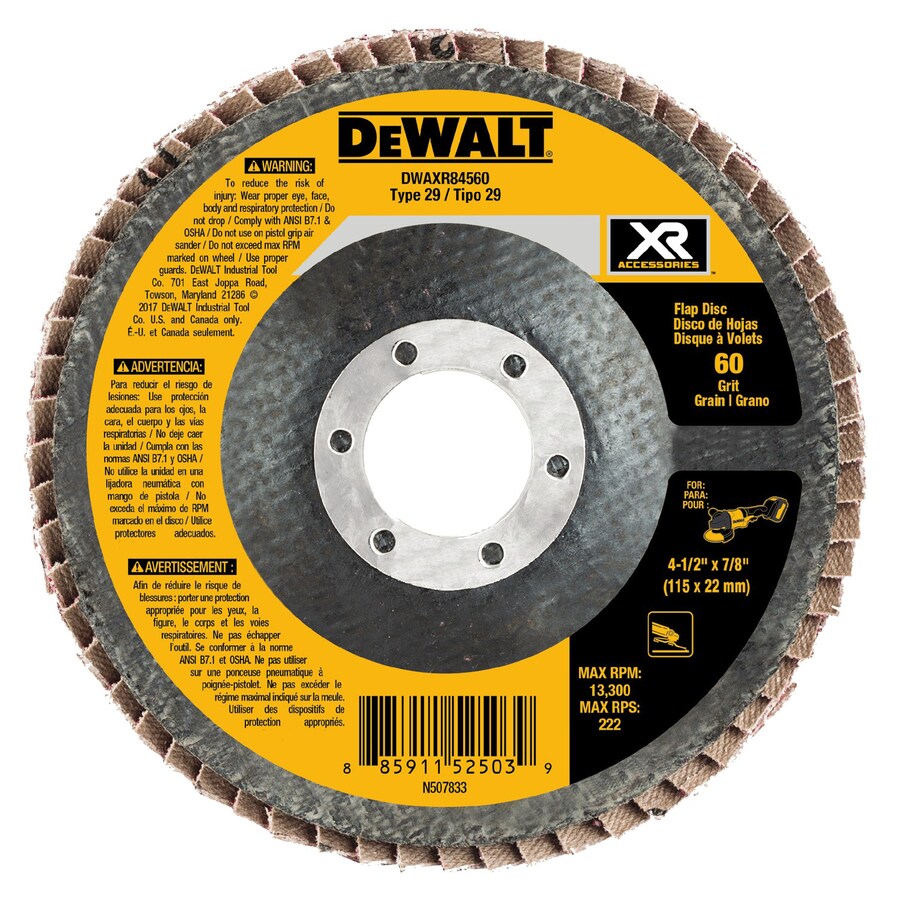 DEWALT XR Ceramic 4.5-in 60-Grit Grinding Wheel At Lowes.com