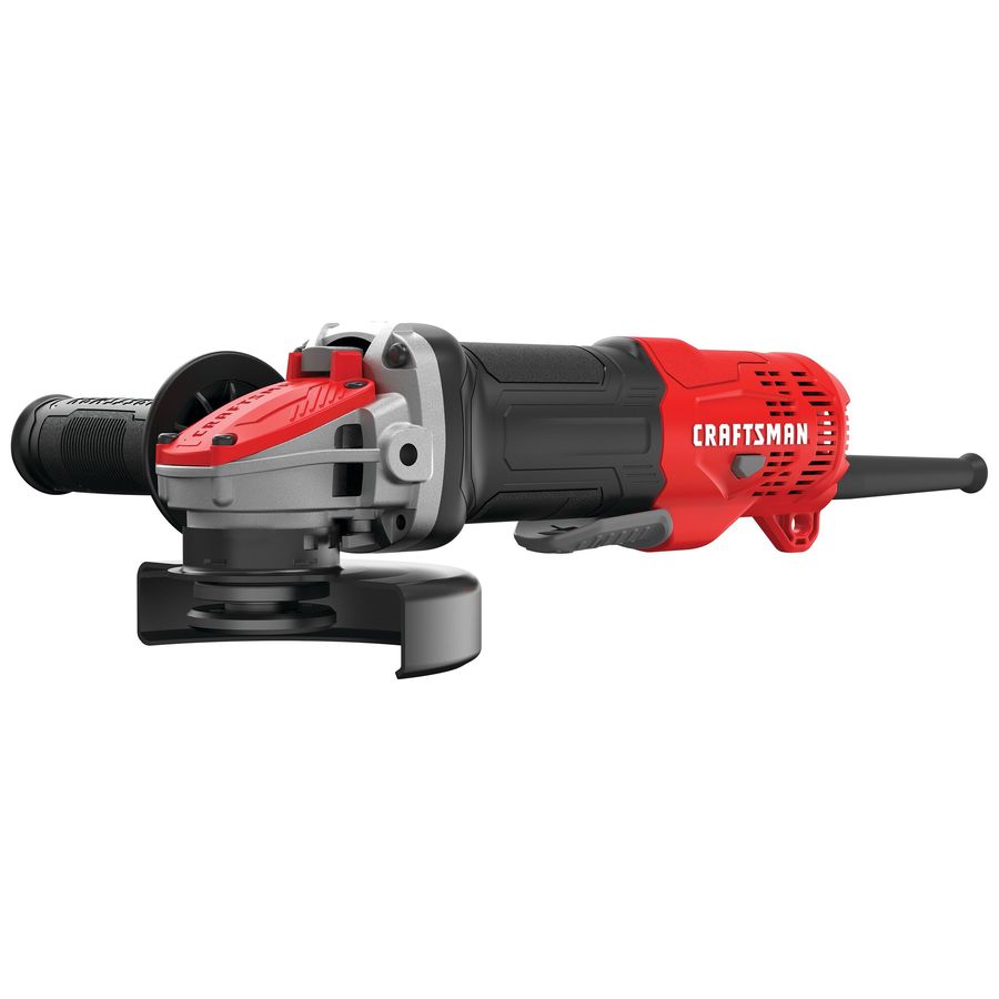 CRAFTSMAN 4.5in 7.5Amp Paddle Switch Corded Angle Grinder in the