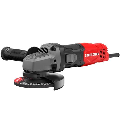 Craftsman 4 1 2 In 6 Amp Sliding Switch Corded Angle Grinder At