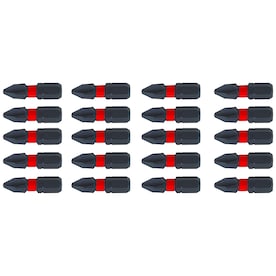 CRAFTSMAN IMPACT RATED 20-Piece 1/4-in x 1-in Phillips Impact Driver Bit