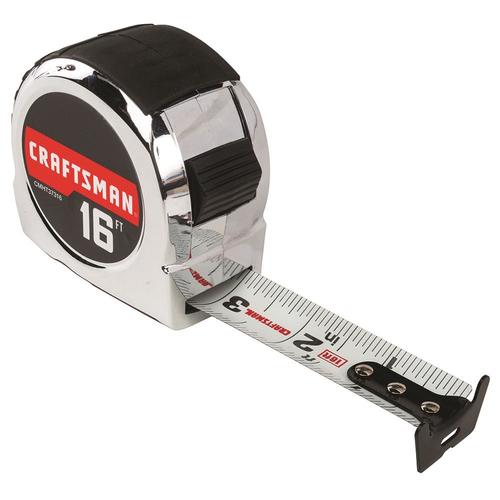 CRAFTSMAN CHROME 16-ft Tape Measure in the Tape Measures department at ...