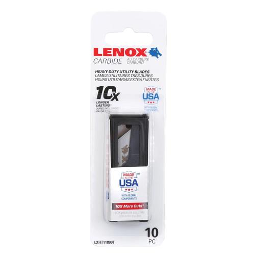 LENOX Carbide 3/4in Utility Replacement Blade (10Pack) in the Replacement Utility Blades