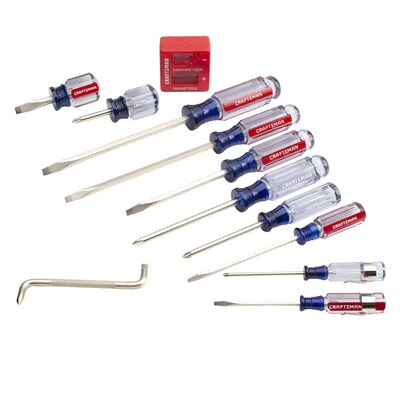 CRAFTSMAN 12-Piece Acetate Handle Screwdriver Set