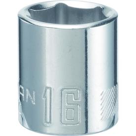 CRAFTSMAN Metric 3/8-in Drive 6-point 16mm Shallow Socket