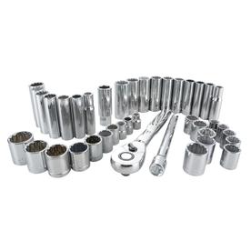 CRAFTSMAN 40-Piece Standard (SAE) and Metric Polished Chrome Mechanics Tool Set