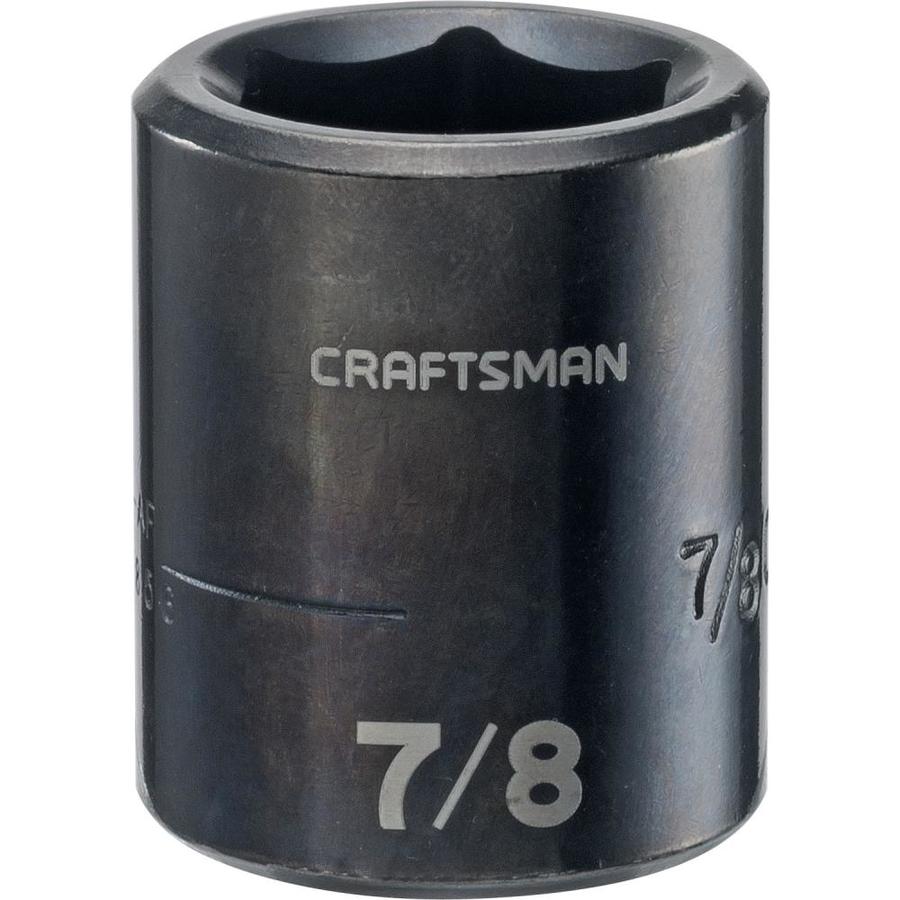 Craftsman Standard Sae 12 In Drive 78 In 6 Point Impact Socket In