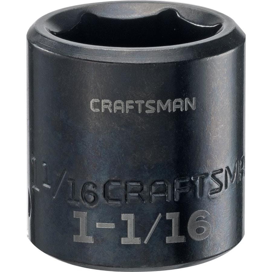 CRAFTSMAN Standard (SAE) 1/2-in Drive 1-1/16-in 6-point Impact Socket ...