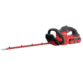 CRAFTSMAN V60 60-volt Max 24-in Dual Cordless Electric Hedge Trimmer (Battery Included)