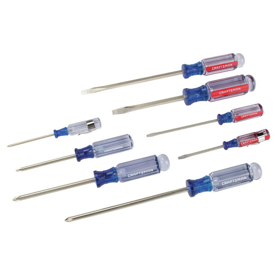 CRAFTSMAN 8-Piece Set Screwdriver Set At Lowes.com