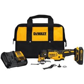 DEWALT XR 2-Piece Cordless 20-volt Max Brushless Oscillating Tool Kit (1 Battery Included)