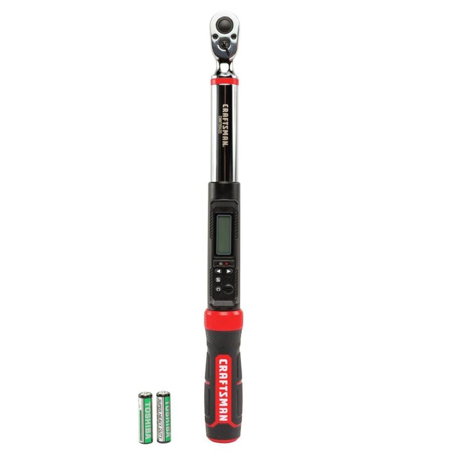 CRAFTSMAN 3 8 in Drive Digital Torque Wrench 20 ft Lb To 100 ft Lb At 