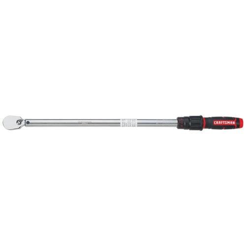 CRAFTSMAN 1/2-in Drive Click Torque Wrench (50-ft lb to 250-ft lb) in ...