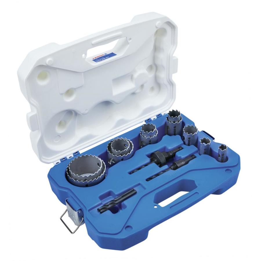 LENOX 15Piece CarbideTipped NonArbored Hole Saw Kit Set in the Hole