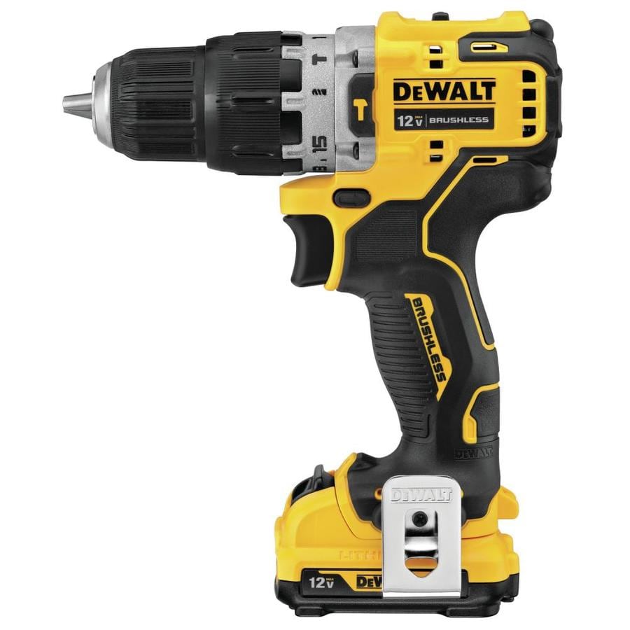 DEWALT XTREME 3/8-in 12-Volt Max Variable Speed Brushless Cordless ...