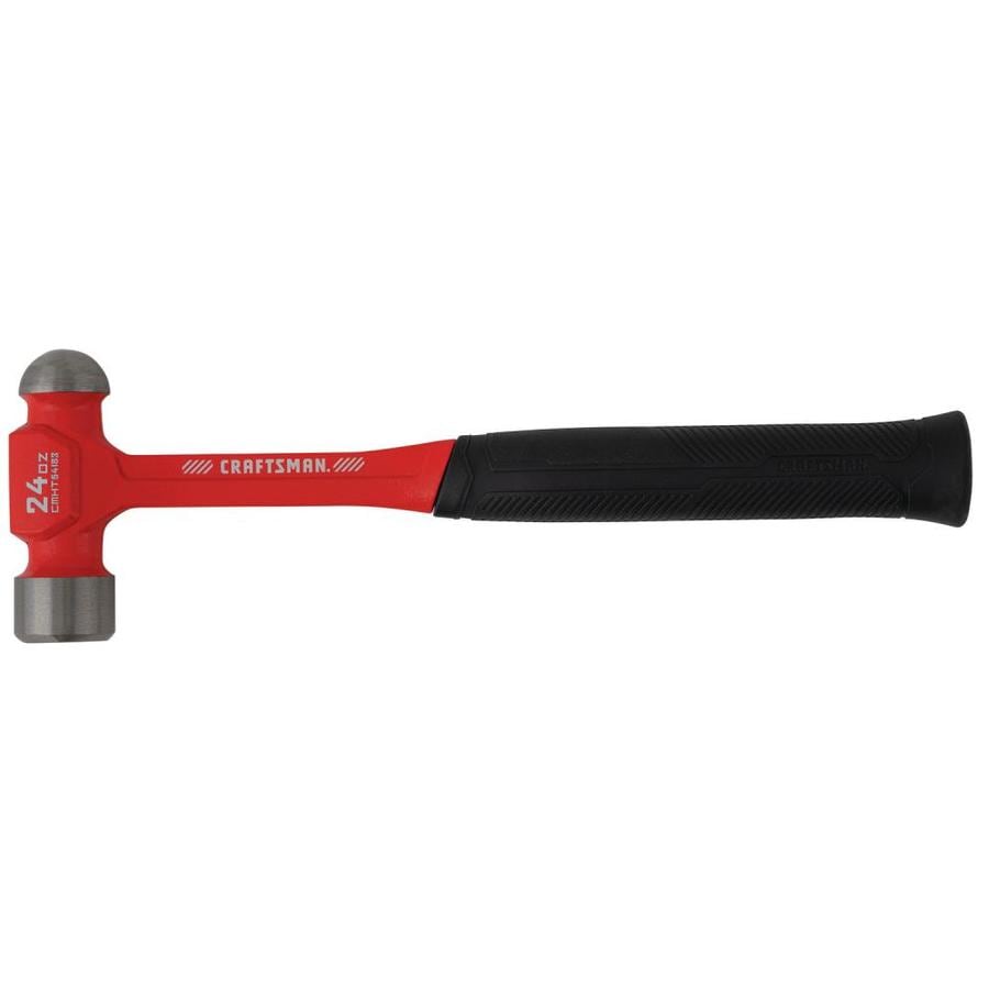 CRAFTSMAN 24-oz Steel Ball Peen Hammer in the Hammers department at ...