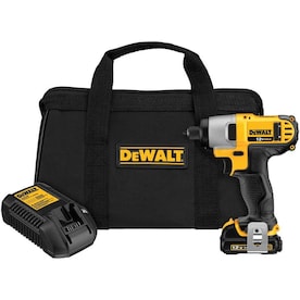 DEWALT 12-Volt Max 1/4-in Variable Speed Cordless Impact Driver (1-Battery Included)