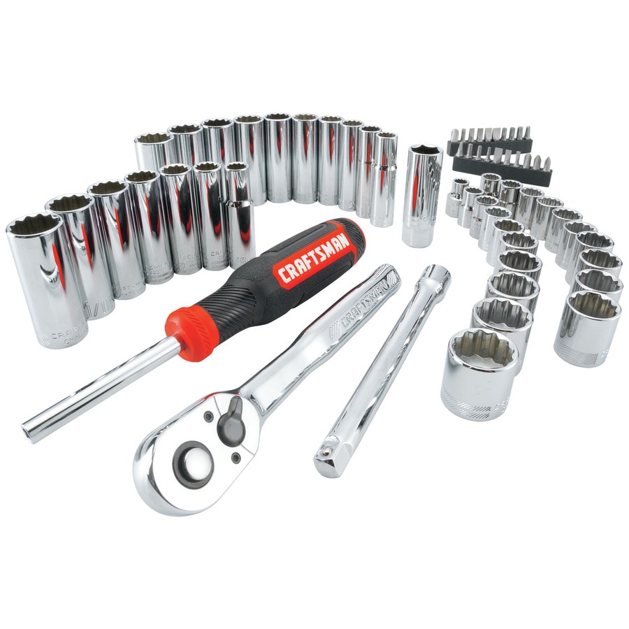 Craftsman 61 Piece Standard Sae And Metric Combination Chrome