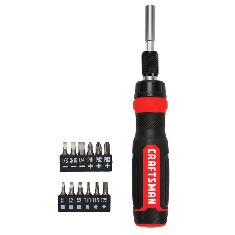 CRAFTSMAN 13Piece BiMaterial Handle Ratcheting MultiBit