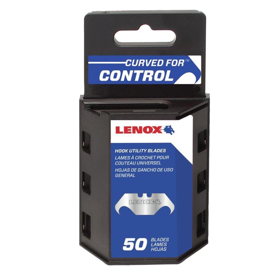 LENOX Carbon Steel Hook Replacement Blade (50Pack) in the Replacement Utility Blades department