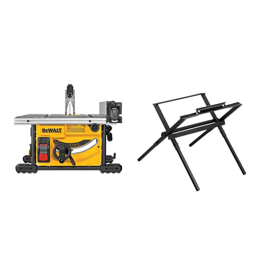 DEWALT 8.25in BiMetal Blade 15Amp Portable Table Saw in the Table Saws department at