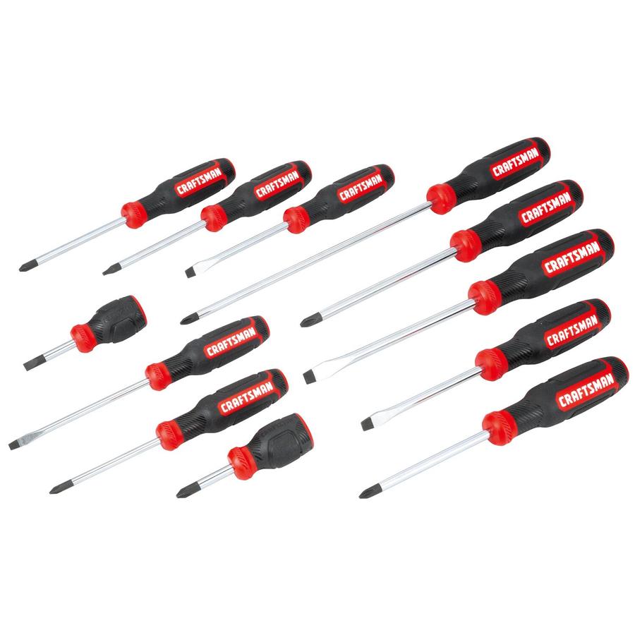 CRAFTSMAN CM 12PC Bi-Mat Screwdriver Set in the Screwdrivers department ...