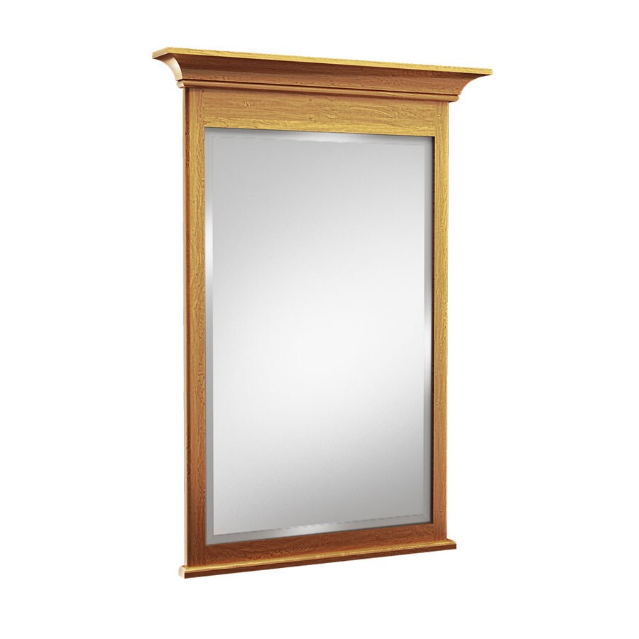 Kraftmaid 42 In X 36 Praline Rectangular Framed Bathroom Kraftmaid 42 In X 36 Praline Rectangular Framed Bathroom Mirror