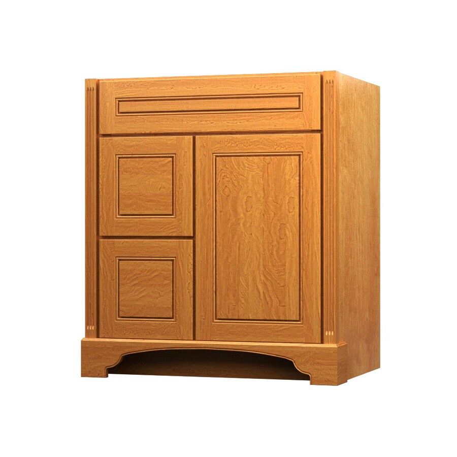 Kraftmaid 30 In Praline Bathroom Vanity Cabinet In The Bathroom Vanities Without Tops Department At Lowes Com