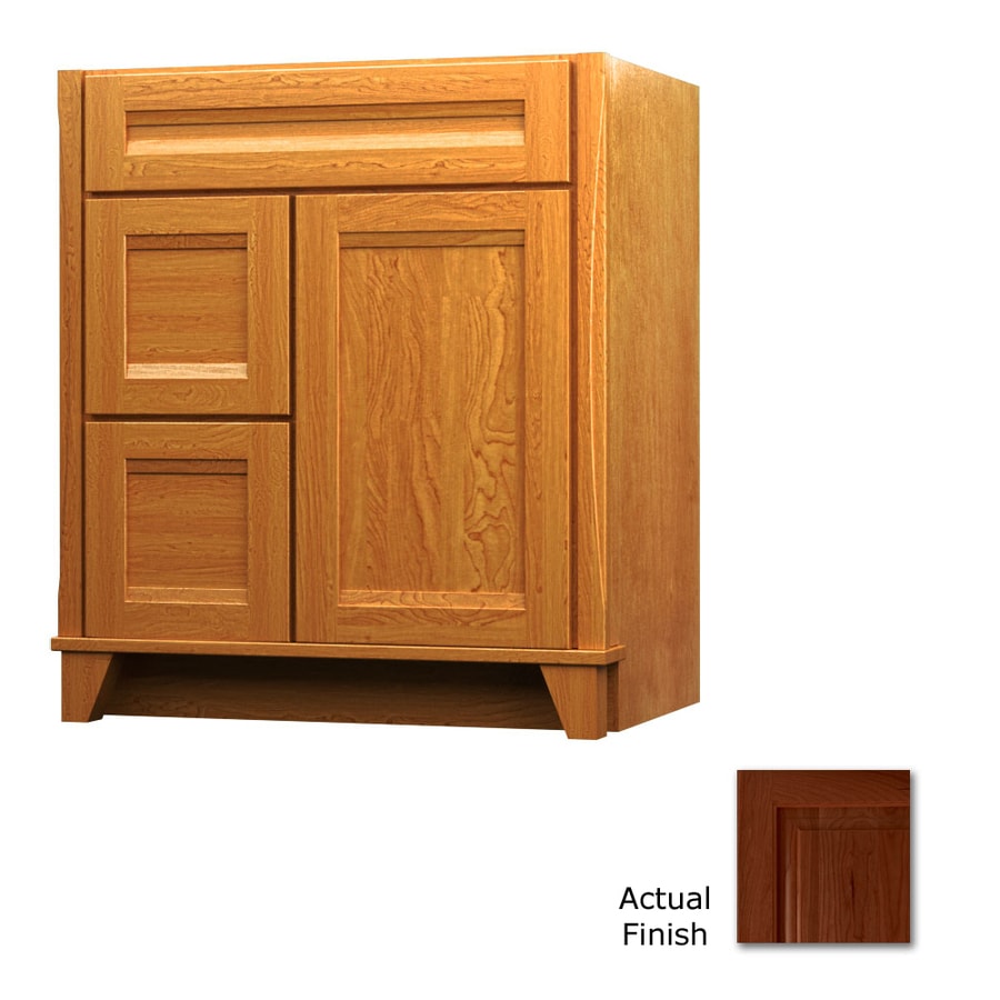 KraftMaid 36in Autumn Blush Bathroom Vanity at