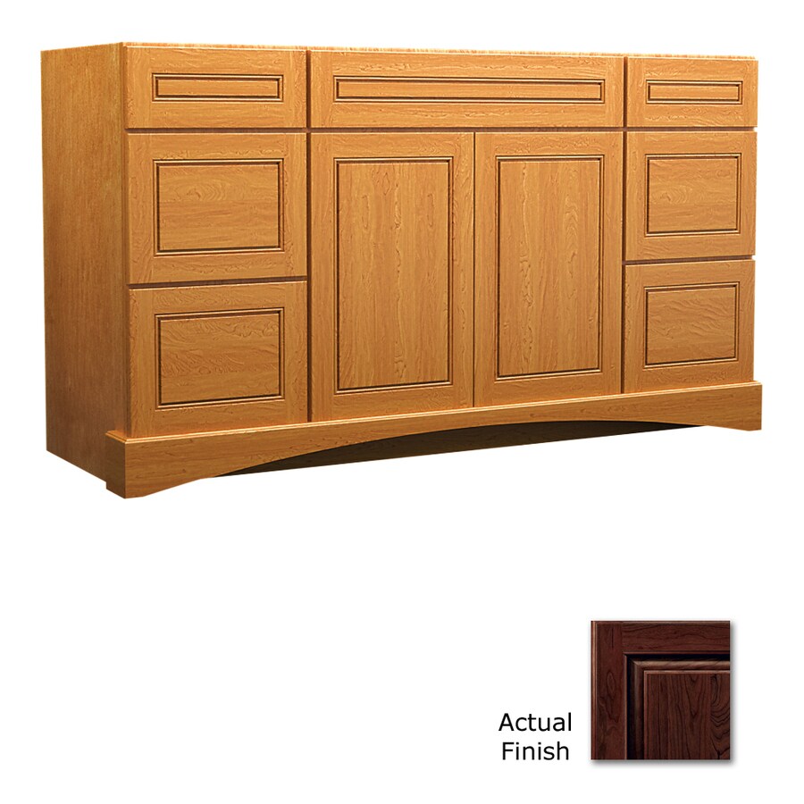 Kraftmaid 60 In Kaffe Bathroom Vanity Cabinet At Lowes Kraftmaid 60 In Kaffe Bathroom Vanity Cabinet