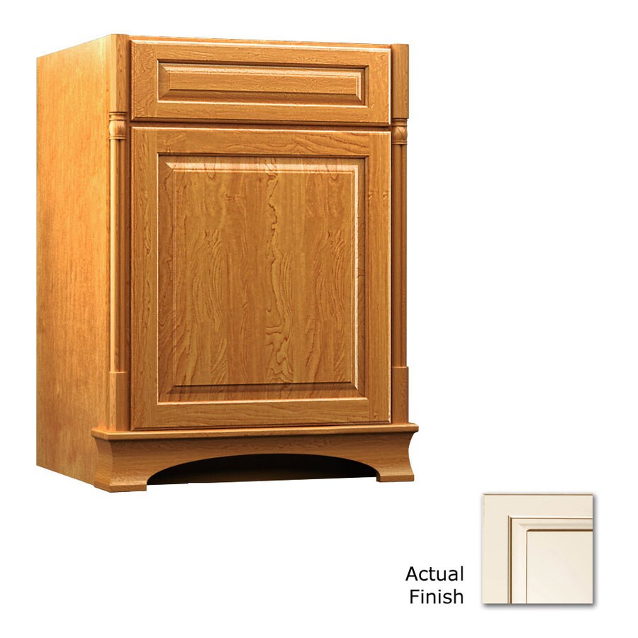 Kraftmaid Canvas With Cocoa Glaze Bathroom Vanity Common 24 Kraftmaid Canvas With Cocoa Glaze Bathroom Vanity Common 24 In X 18