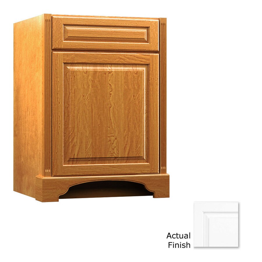 KraftMaid 24in Dove White Bathroom Vanity at