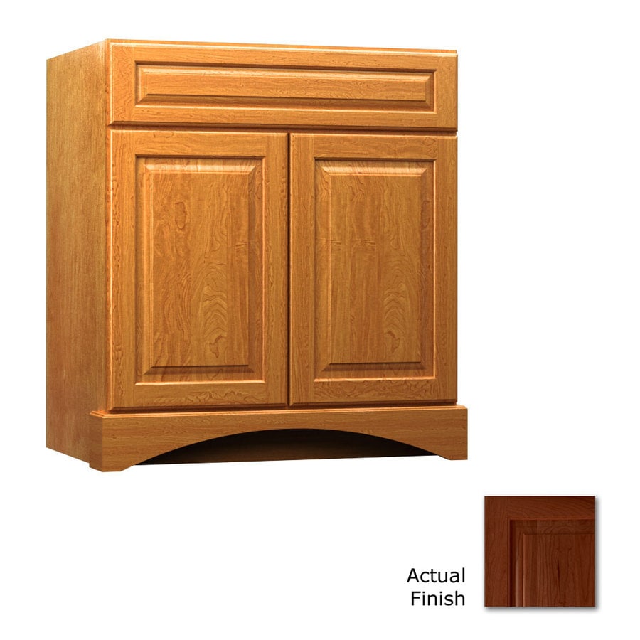 KraftMaid 30in Autumn Blush Bathroom Vanity at