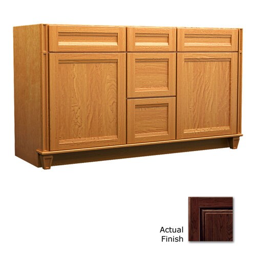 KraftMaid 60-in Kaffe Bathroom Vanity Cabinet at Lowes.com