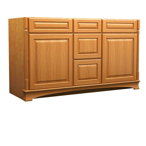 KraftMaid 60 In Praline Bathroom Vanity Cabinet At Lowes Com   886071155937xl 