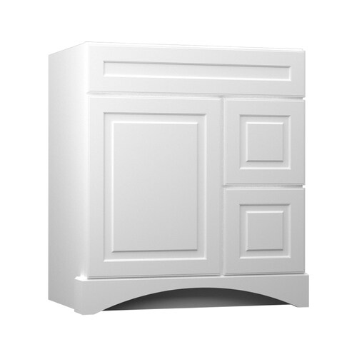 KraftMaid 36-in White Bathroom Vanity Cabinet in the ...