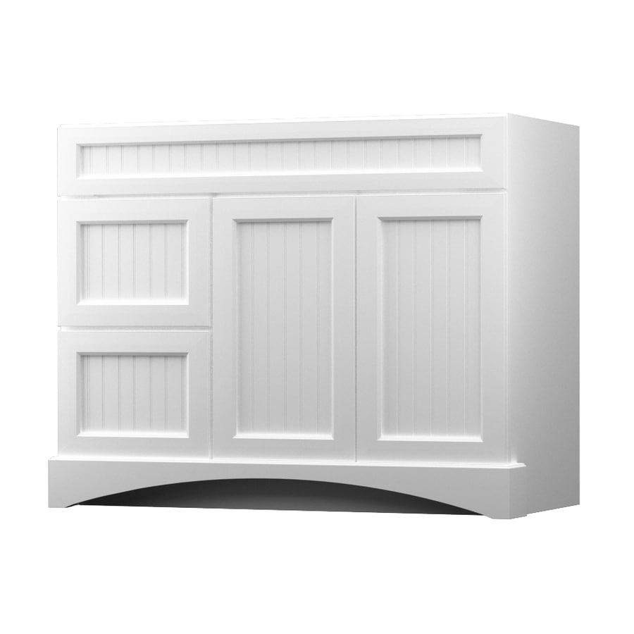 KraftMaid 42-in White Bathroom Vanity Cabinet at Lowes.com