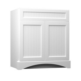 Bathroom Vanities Without Tops At Lowes Kraftmaid 30 In White Bathroom Vanity Cabinet