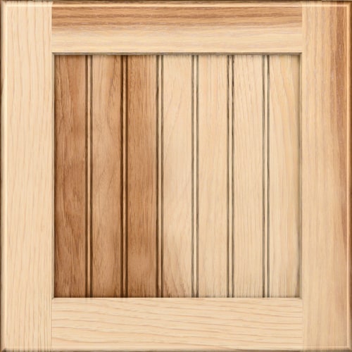 Kraftmaid Briarwood 15 In X 15 In Natural Hickory Beadboard