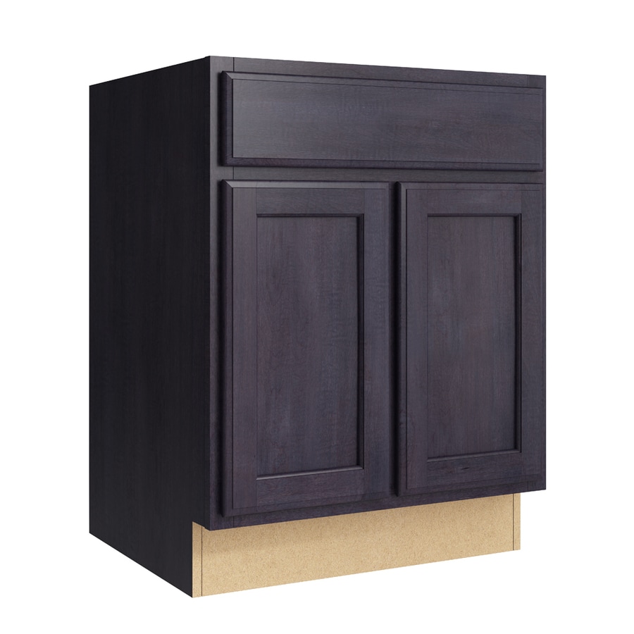 KraftMaid Momentum Kingston 24in Dusk Bathroom Vanity at