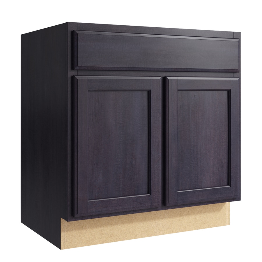 KraftMaid Momentum Kingston 30in Dusk Bathroom Vanity at